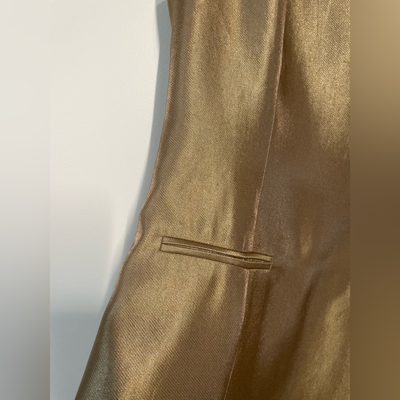 NEW Reformation Citron Mini Sleeveless Dress Brown Bronze | US 4 UK 8 - Picture 10 of 13